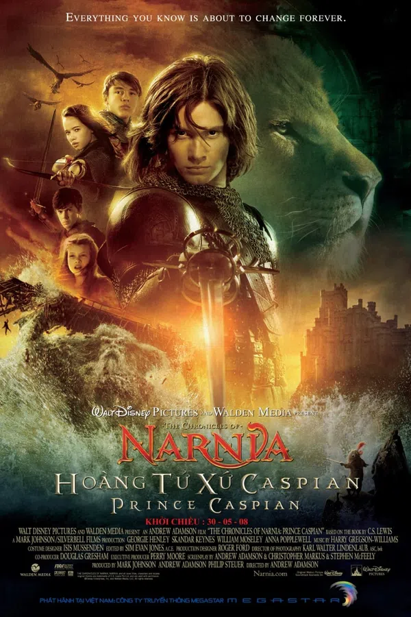 Poster phim Biên Niên Sử Narnia: Hoàng Tử Caspian trên Xem Phim Fun