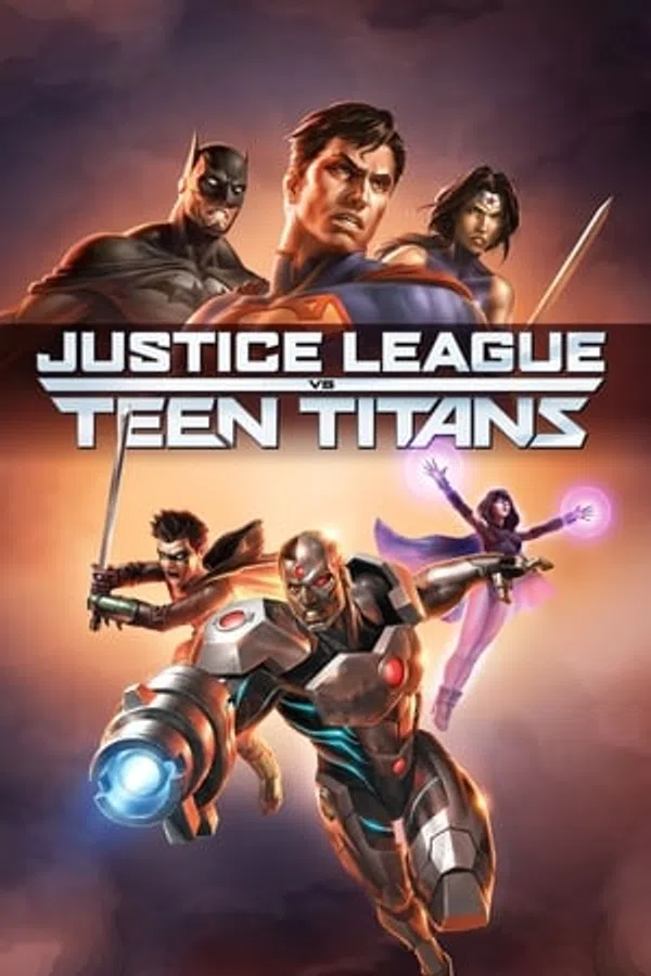 Poster phim Liên Minh Công Lý Đụng Độ Nhóm Teen Titans trên Xem Phim Fun